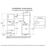 GE Unitized Spacemaker 3.8 cu. ft. Capacity Washer with Stainless Steel Basket and 5.9 cu. ft. Capacity Gas Dryer - White (GUD27GSSMWW)