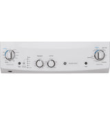 GE Unitized Spacemaker® Laundry Center with Stainless Steel Basket and 5.9 cu. ft. Gas Dryer in White - White (GUD27GSSMWW)