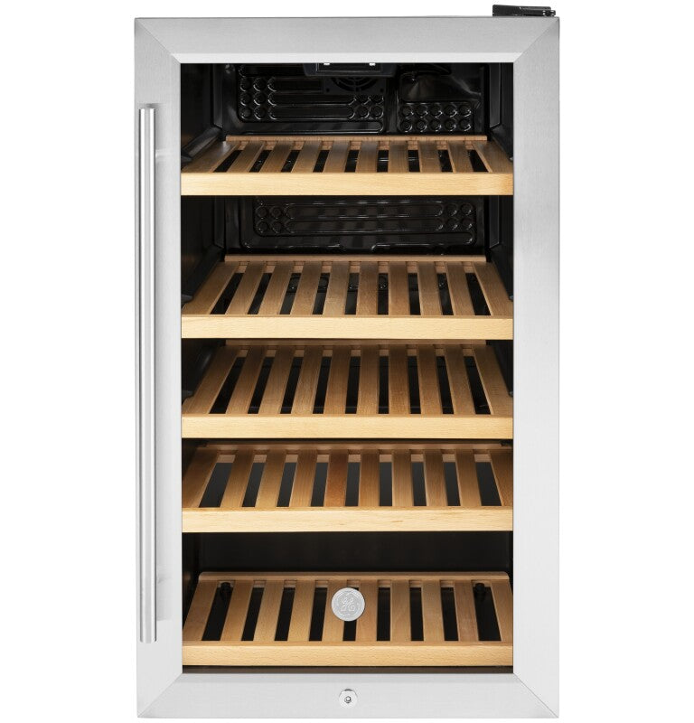 GE  Wine Center and Beverage Center - Stainless with Black Case (GVS04BQNSS)