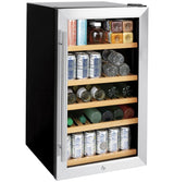 GE  Wine Center and Beverage Center - Stainless with Black Case (GVS04BQNSS)