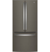 GE  18.6 Cu. Ft. Counter-Depth French-Door Refrigerator - Fingerprint Resistant Slate (GWE19JMLES)
