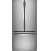 GE ENERGY STAR 18.6 Cu. Ft. Counter-Depth French-Door Refrigerator - Gray (GWE19JYLFS)