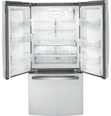 GE  18.6 Cu. Ft. Counter-Depth French-Door Refrigerator - Fingerprint Resistant Stainless Steel (GWE19JYLFS)
