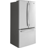 GE  18.6 Cu. Ft. Counter-Depth French-Door Refrigerator - Fingerprint Resistant Stainless Steel (GWE19JYLFS)