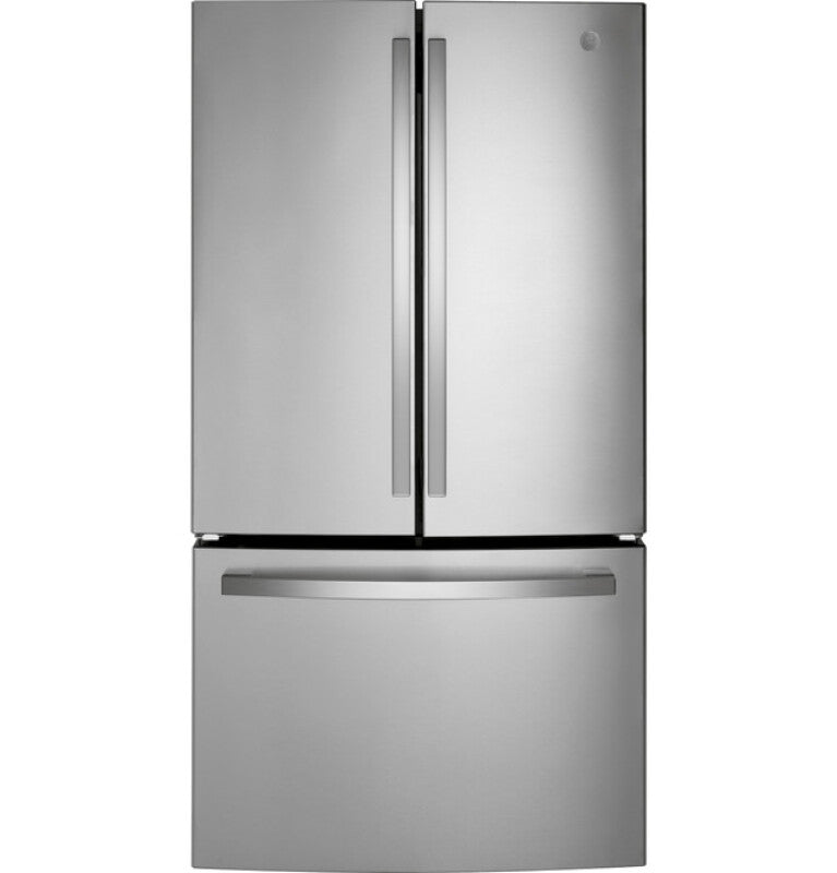 GE 21.9 Cu. Ft. Fingerprint Resistant Counter-Depth French-Door Refrigerator - Gray (GWE22JYMFS)