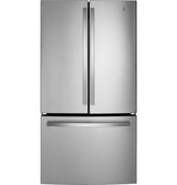 GE 21.9 Cu. Ft. Fingerprint Resistant Counter-Depth French-Door Refrigerator - Gray (GWE22JYMFS)