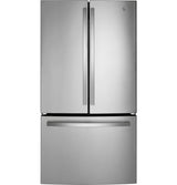 GE  21.9 Cu. Ft. Fingerprint Resistant Counter-Depth French-Door Refrigerator - Fingerprint Resistant Stainless Steel (GWE22JYMFS)