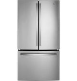 GE 21.9 Cu. Ft. Fingerprint Resistant Counter-Depth French-Door Refrigerator - Stainless Steel (GWE22JYMFS)