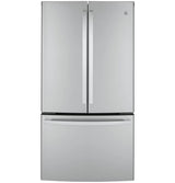 GE 23.1 Cu. Ft. Counter-Depth Fingerprint Resistant French-Door Refrigerator - Gray (GWE23GYNFS)