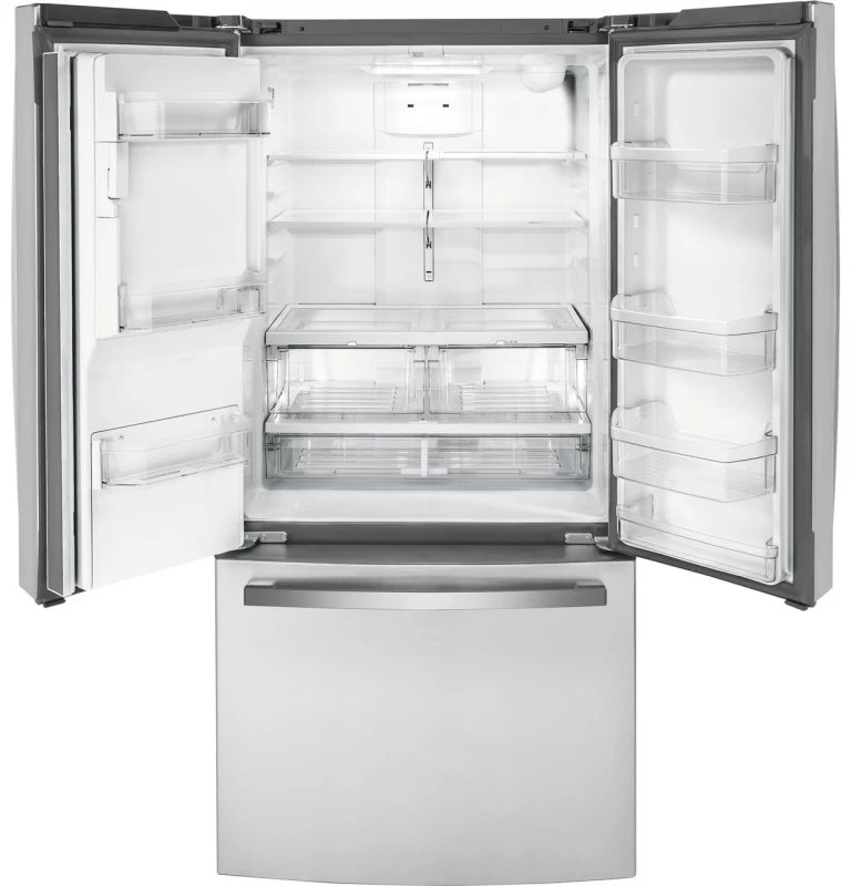 GE 17.5 Cu. Ft. Counter-Depth French-Door Refrigerator - Gray (GYE18JYLFS)