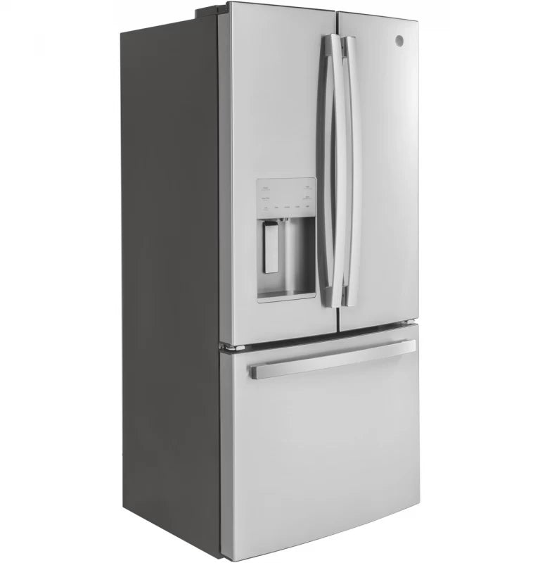 GE 17.5 Cu. Ft. Counter-Depth French-Door Refrigerator - Gray (GYE18JYLFS)