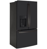 GE 22.1 Cu. Ft. Counter-Depth French-Door Refrigerator - Black (GYE22GENDS)