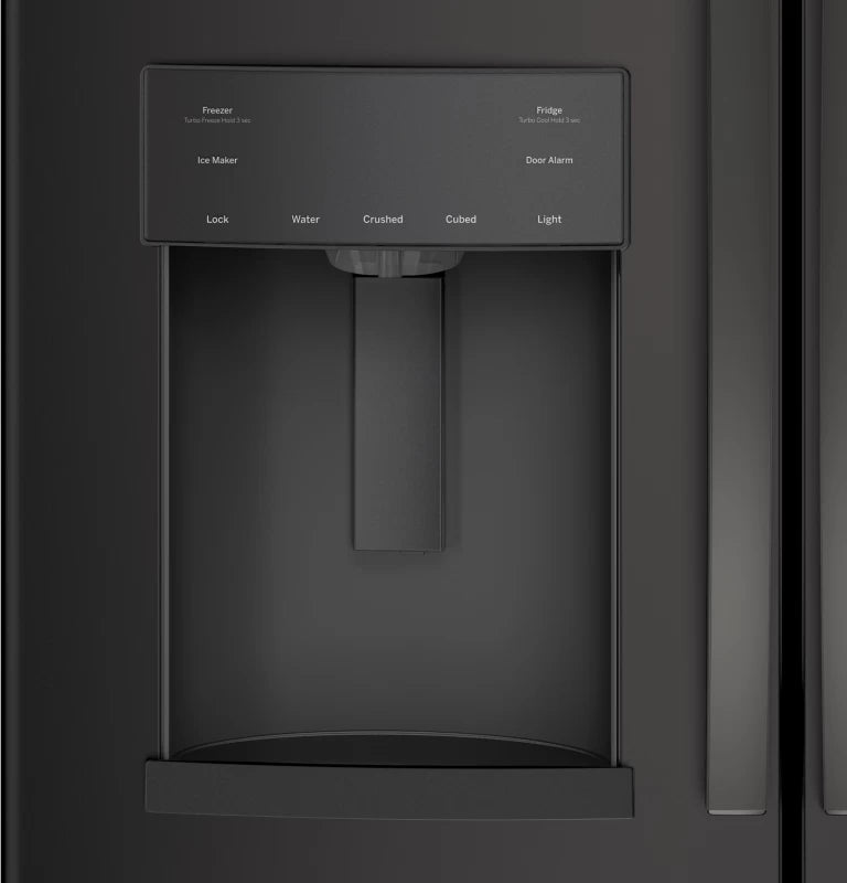 GE 22.1 Cu. Ft. Counter-Depth French-Door Refrigerator - Black (GYE22GENDS)