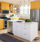 GE 22.1 Cu. Ft. Counter-Depth Fingerprint Resistant French-Door Refrigerator - Stainless Steel (GYE22GYNFS)