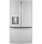 GE  22.1 Cu. Ft. Counter-Depth Fingerprint Resistant French-Door Refrigerator - Fingerprint Resistant Stainless Steel (GYE22GYNFS)
