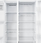 GE  23.6 Cu. Ft. Counter-Depth Side-By-Side Refrigerator with Extra Tall Dispenser and In-Door Icemaker - White (GZE24NGYWW)