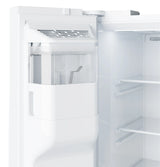 GE  23.6 Cu. Ft. Counter-Depth Side-By-Side Refrigerator with Extra Tall Dispenser and In-Door Icemaker - White (GZE24NGYWW)