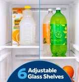 GE  23.6 Cu. Ft. Counter-Depth Side-By-Side Refrigerator with Extra Tall Dispenser and In-Door Icemaker - White (GZE24NGYWW)