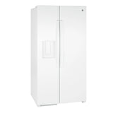 GE  23.6 Cu. Ft. Counter-Depth Side-By-Side Refrigerator with Extra Tall Dispenser and In-Door Icemaker - White (GZE24NGYWW)