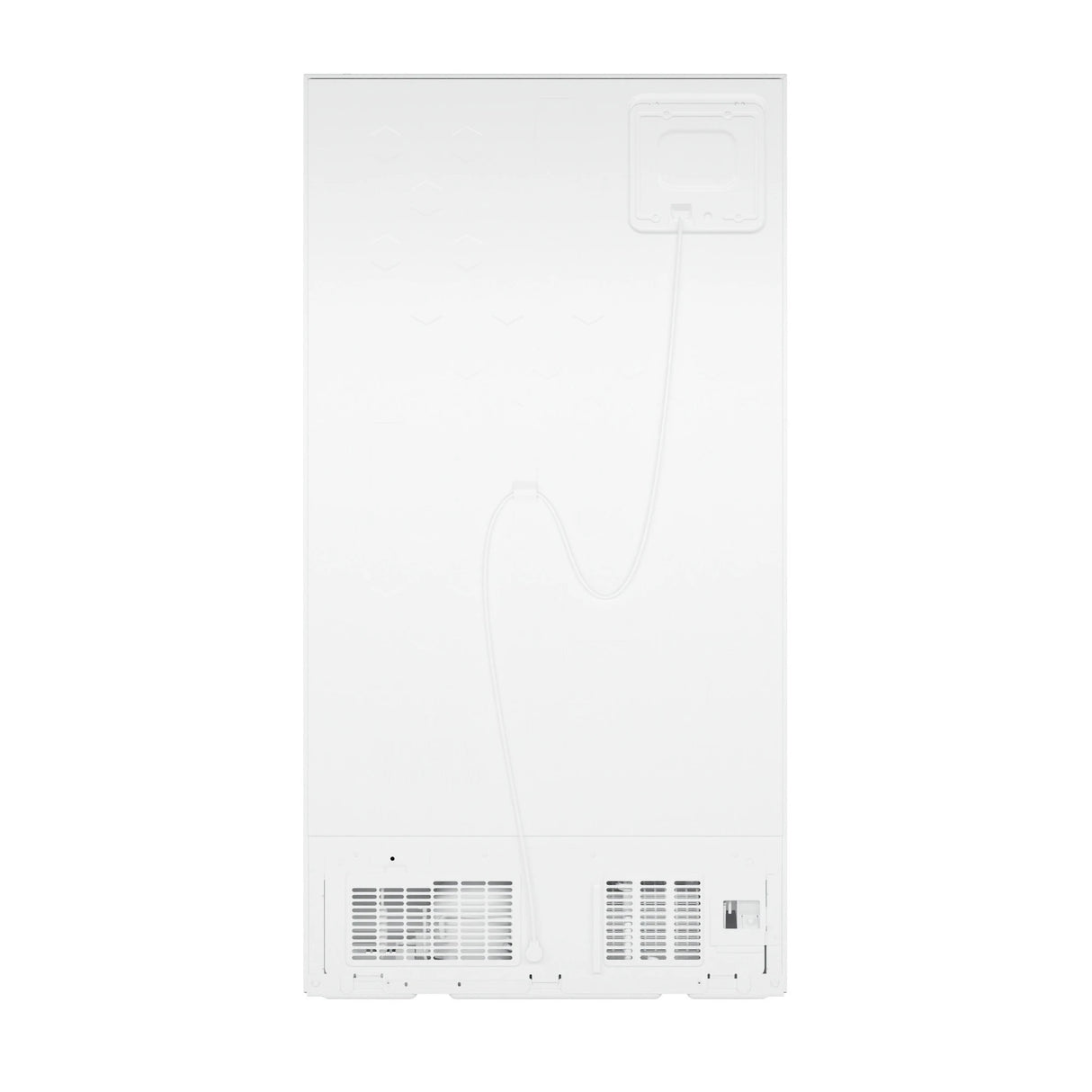 GE  23.6 Cu. Ft. Counter-Depth Side-By-Side Refrigerator with Extra Tall Dispenser and In-Door Icemaker - White (GZE24NGYWW)