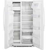 GE 21.9 Cu. Ft. Counter-Depth Side-By-Side Refrigerator - White (GZS22DGJWW)