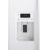 GE  21.9 Cu. Ft. Counter-Depth Side-By-Side Refrigerator - White (GZS22DGJWW)