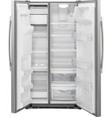 GE 21.9 Cu. Ft. Counter-Depth Side-By-Side Refrigerator - Gray (GZS22DSJSS)