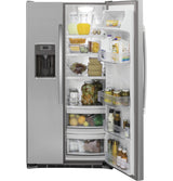 GE  GE® 21.9 Cu. Ft. Counter-Depth Side-By-Side Refrigerator - Stainless Steel (GZS22DSJSS)