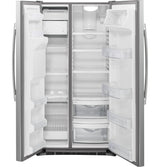 GE  21.9 Cu. Ft. Counter-Depth Side-By-Side Refrigerator - Stainless Steel (GZS22DSJSS)