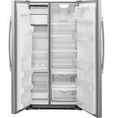 GE 21.9 Cu. Ft. Counter-Depth Side-By-Side Refrigerator - Gray (GZS22DSJSS)