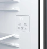 GE  23.5 Cu. Ft. Counter-Depth Side-By-Side Refrigerator with LED Light Walls and Extra Tall Dispenser - Fingerprint Resistant Stainless (GZS24PYYFS)