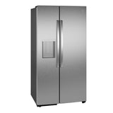 GE  23.5 Cu. Ft. Counter-Depth Side-By-Side Refrigerator with LED Light Walls and Extra Tall Dispenser - Fingerprint Resistant Stainless (GZS24PYYFS)