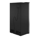 GE  23.5 Cu. Ft. Counter-Depth Side-By-Side Refrigerator with LED Light Walls and Extra Tall Dispenser - Fingerprint Resistant Stainless (GZS24PYYFS)