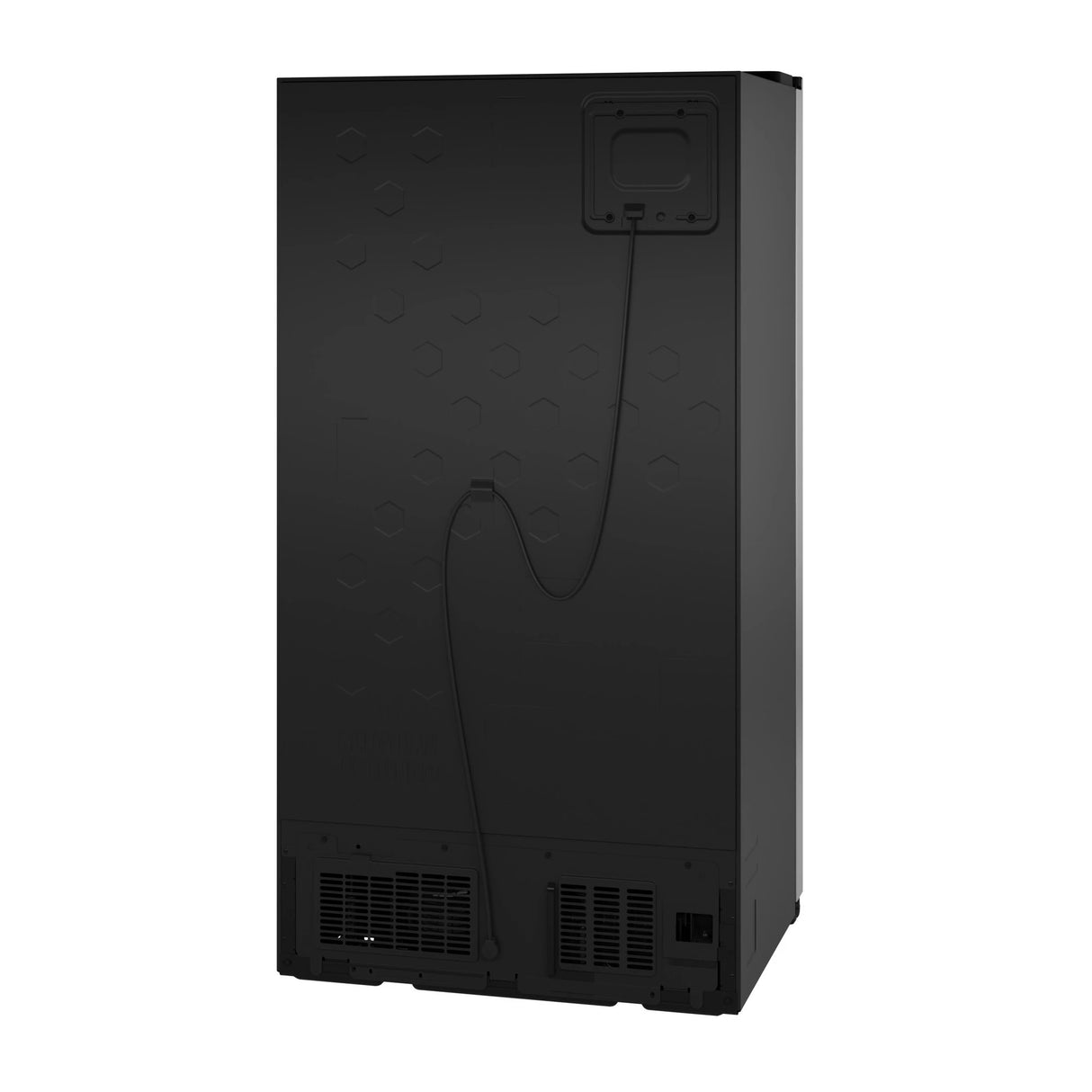 GE  23.5 Cu. Ft. Counter-Depth Side-By-Side Refrigerator with LED Light Walls and Extra Tall Dispenser - Fingerprint Resistant Stainless (GZS24PYYFS)