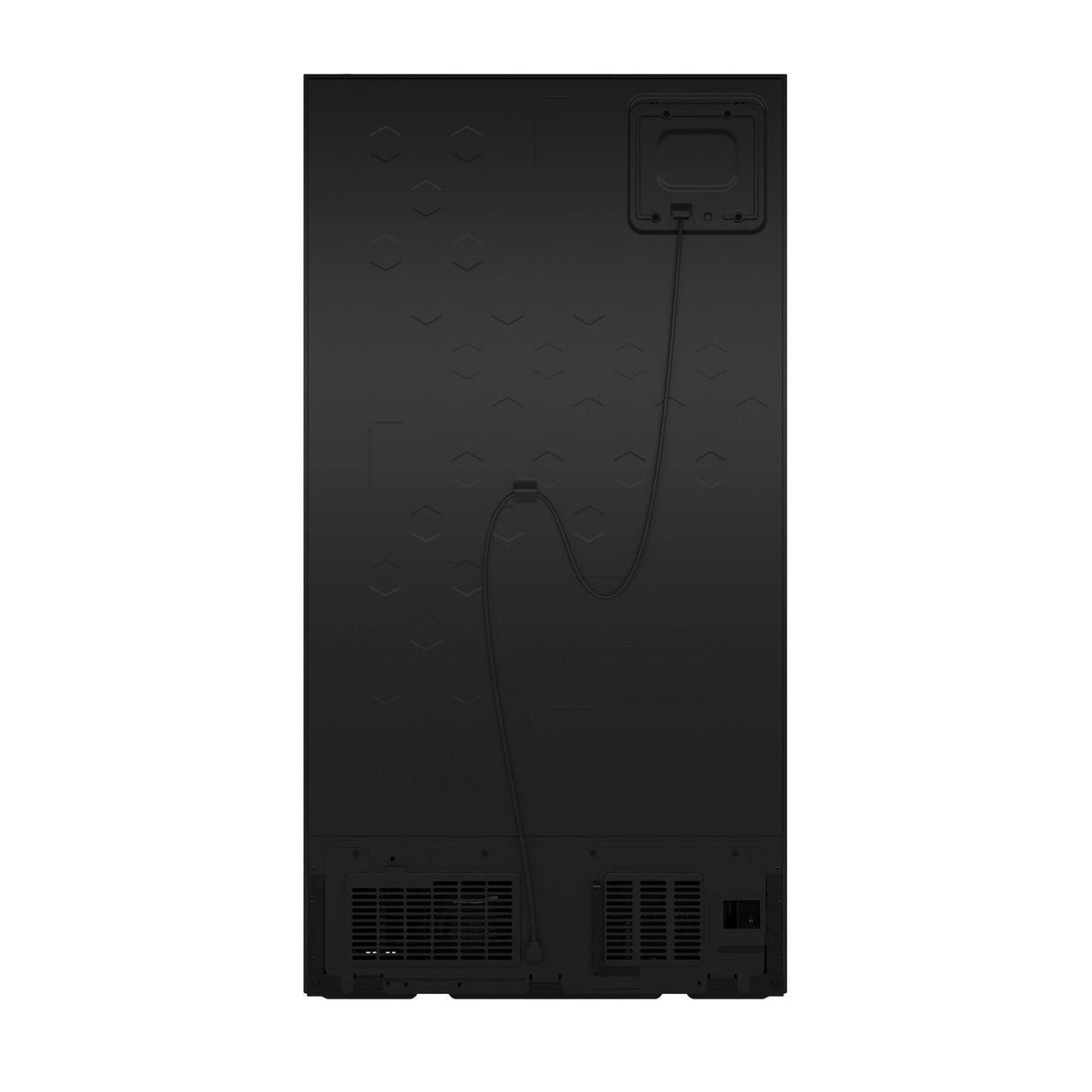 GE  23.5 Cu. Ft. Counter-Depth Side-By-Side Refrigerator with LED Light Walls and Extra Tall Dispenser - Fingerprint Resistant Stainless (GZS24PYYFS)