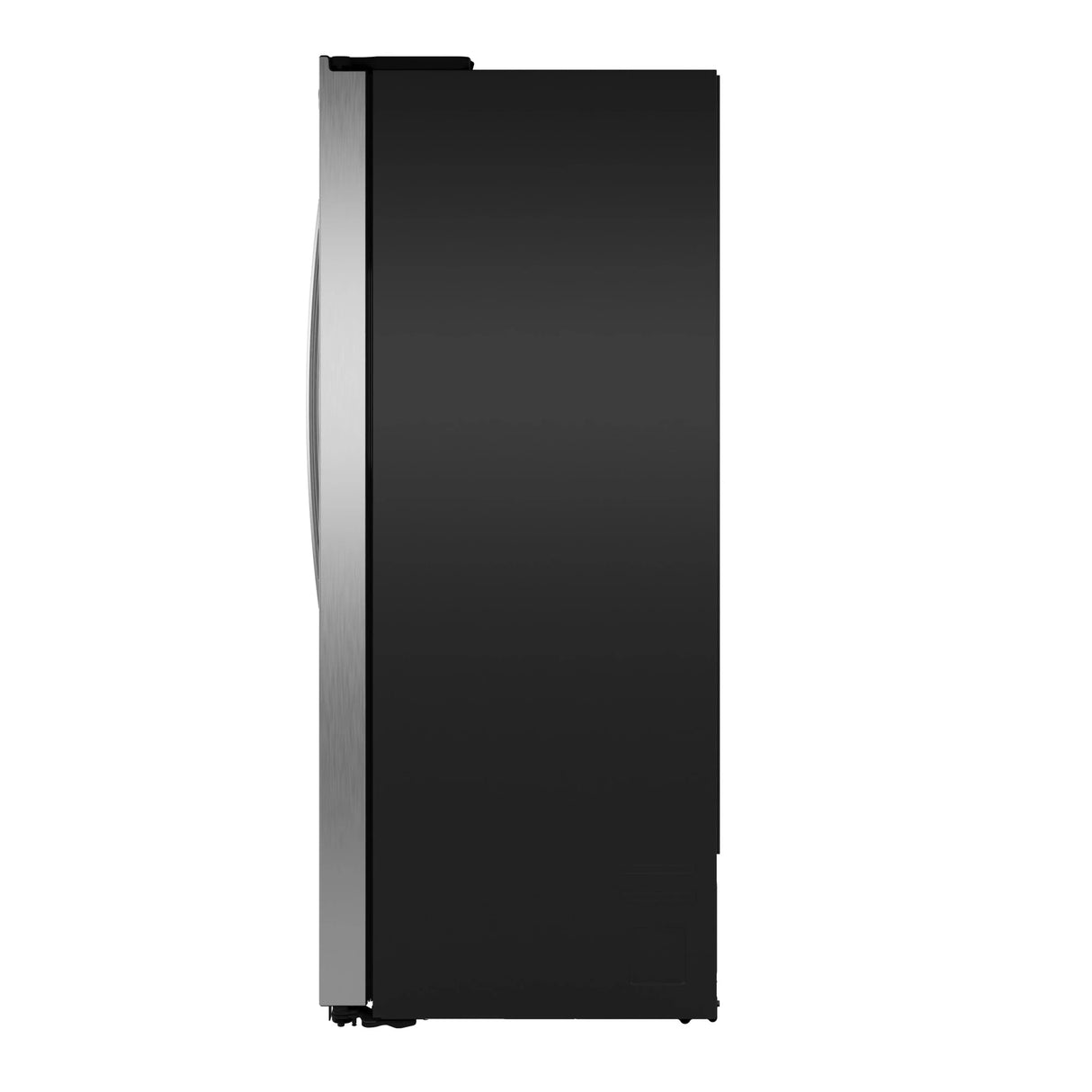GE  23.5 Cu. Ft. Counter-Depth Side-By-Side Refrigerator with LED Light Walls and Extra Tall Dispenser - Fingerprint Resistant Stainless (GZS24PYYFS)