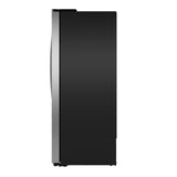 GE  23.5 Cu. Ft. Counter-Depth Side-By-Side Refrigerator with LED Light Walls and Extra Tall Dispenser - Fingerprint Resistant Stainless (GZS24PYYFS)