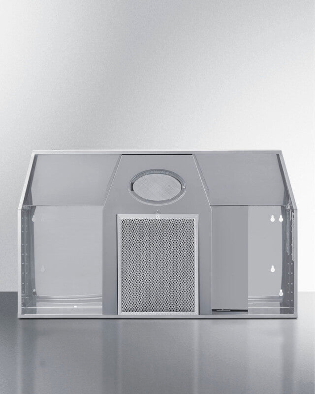 SUMMIT  30" Under Cabinet Convertible Range Hood, ADA Compliant - Stainless Steel (H30RSSADA)