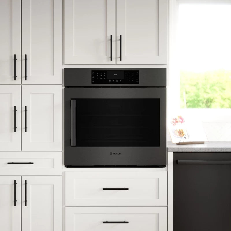 BOSCH 800 Series Single Wall Oven 30'' Right SideOpening Door -  (HBL8444RUC)