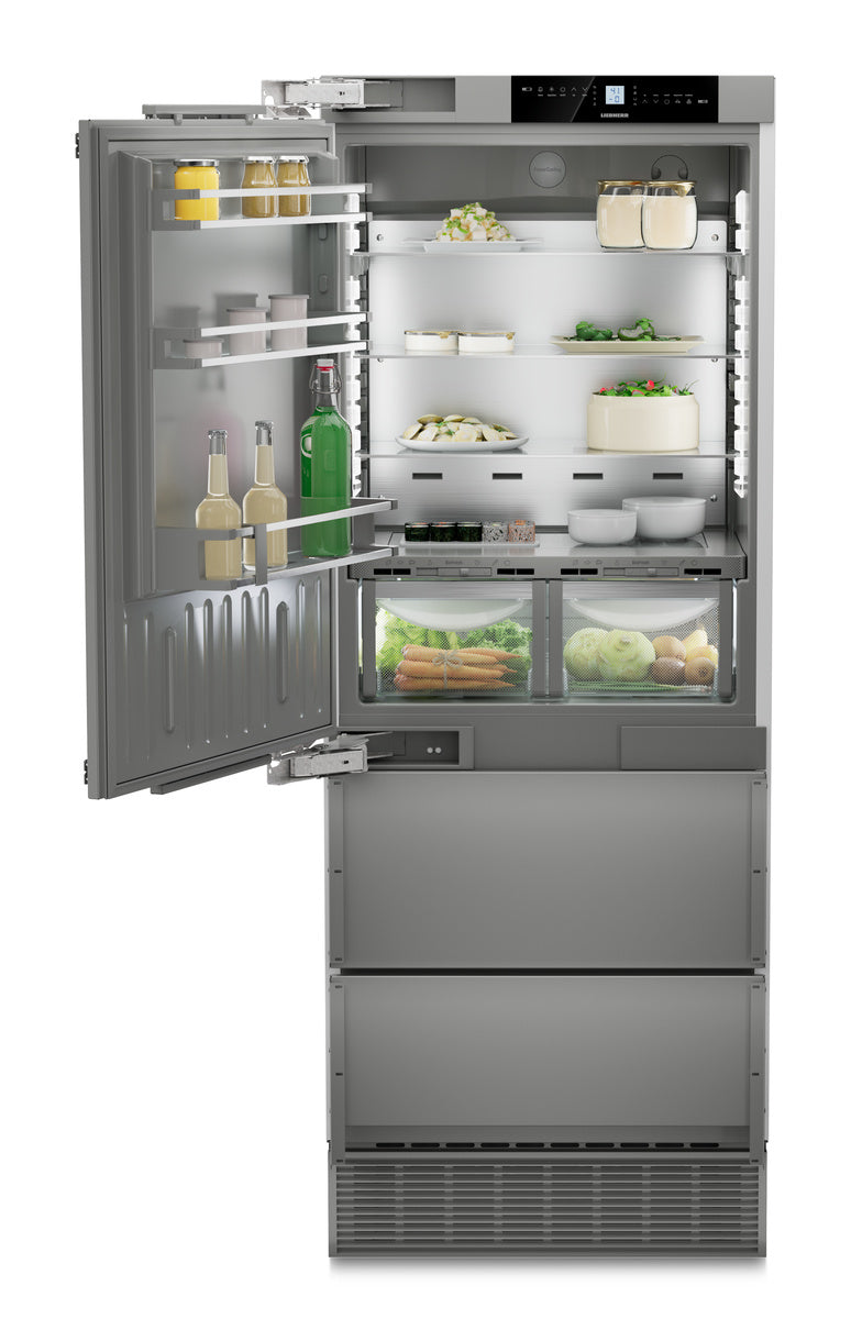 LIEBHERR  Fully Integrated Bottom Freezer Refrigerator with BioFresh, Left Hinged - Panel Ready (HCB1591G)