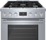 BOSCH 800 Series Dual Fuel Freestanding Range 30'' - Stainless Steel (HDS8055U)
