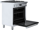 BOSCH  800 Series Dual Fuel Freestanding Range 30'' - Stainless Steel (HDS8055U)