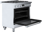BOSCH 800 Series Dual Fuel Freestanding Range 36'' - Stainless Steel (HDS8655U)