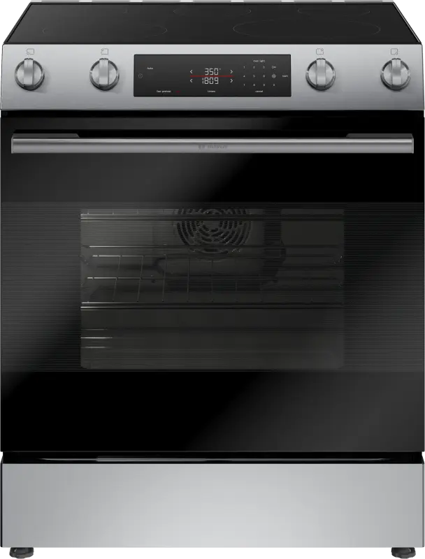 BOSCH  100 Series Electric Slide-in Range 30'' - Stainless Steel (HEF1050MU)