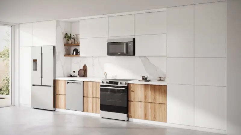 BOSCH  100 Series Electric Slide-in Range - Stainless (HEF1050MU)