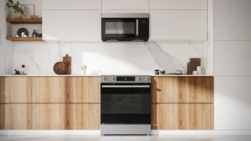 BOSCH  100 Series Electric Slide-in Range 30'' - Stainless Steel (HEF1050MU)