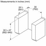 BOSCH  300 Series Electric Slide-in Range 30'' - Stainless Steel (HEF3050MU)