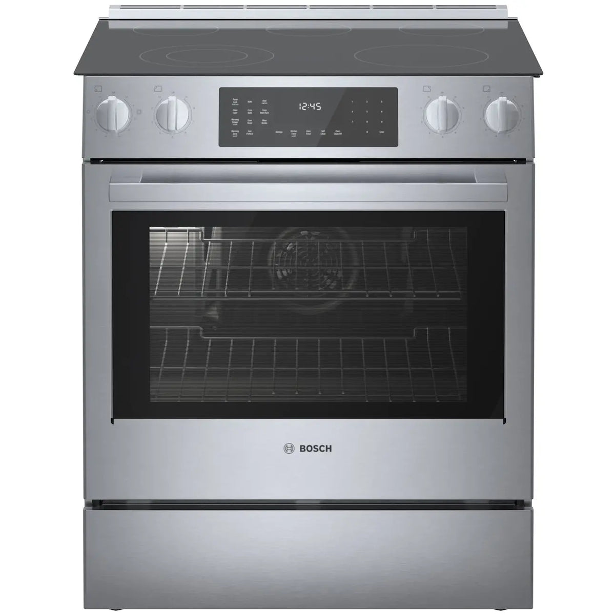 BOSCH  800 Series Electric Slide-in Range 30'' - Stainless Steel (HEI8056U)