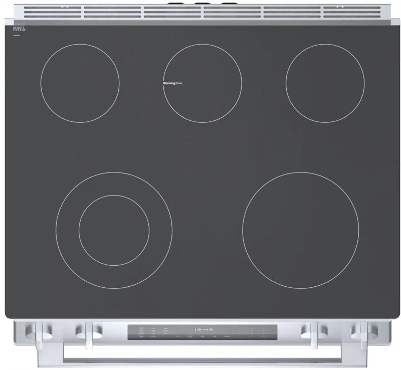 BOSCH  800 Series Electric Slide-in Range 30'' - Stainless Steel (HEI8056U)