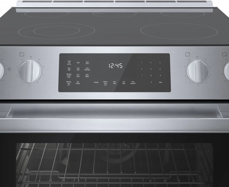 BOSCH  800 Series Electric Slide-in Range 30'' - Stainless Steel (HEI8056U)